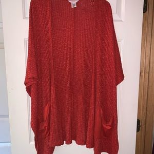XL Candie’s burnt orange cardigan